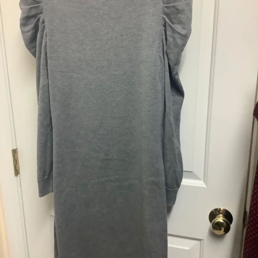 Calvin Klein grey sweater dress medium - Picture 3 of 6
